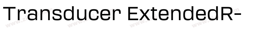 Transducer ExtendedR字体转换